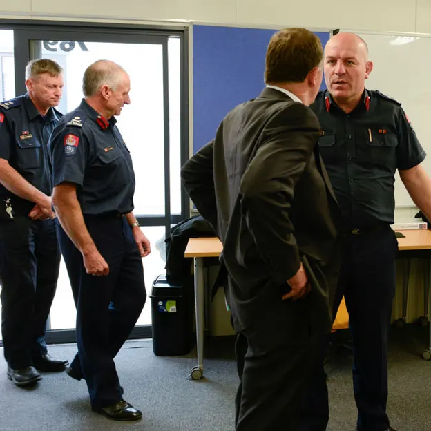 John Keys two visits to New Zealand Fire Service — photograph 32 of 87