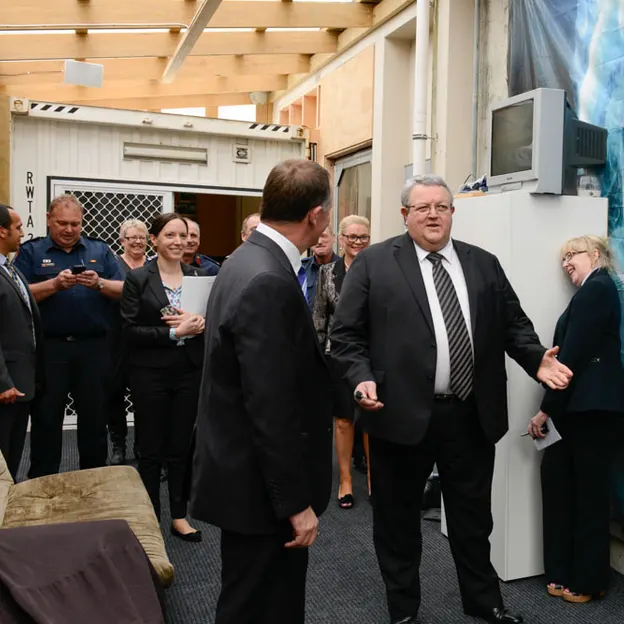 John Keys two visits to New Zealand Fire Service — photograph 19 of 87