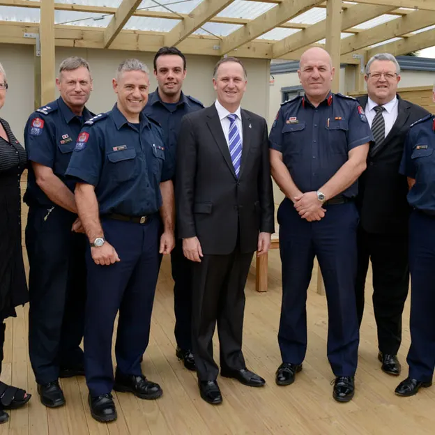 John Keys two visits to New Zealand Fire Service — photograph 38 of 87