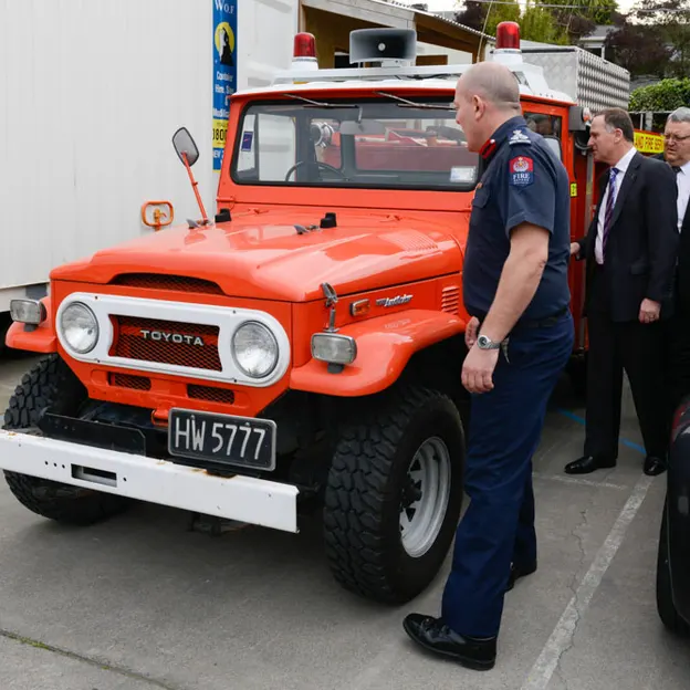 John Keys two visits to New Zealand Fire Service — photograph 30 of 87
