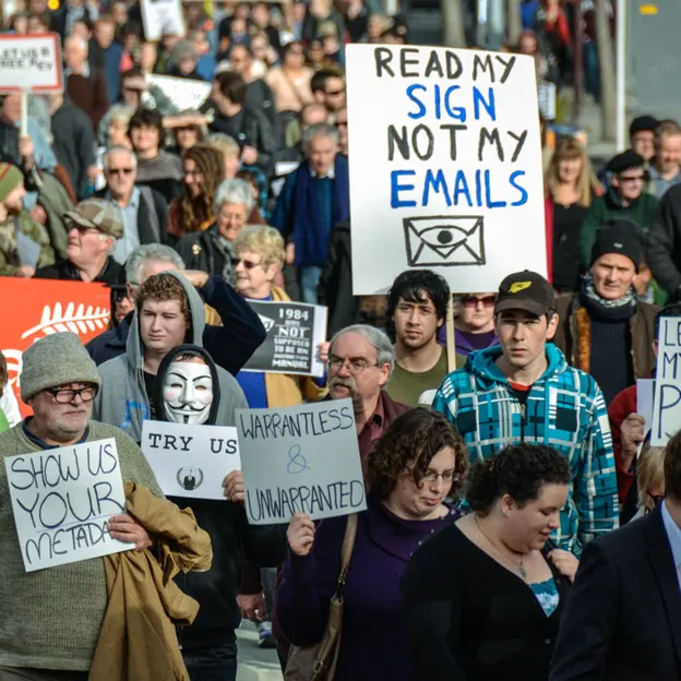 Stop The GCSB Bill Protest — photograph 12 of 48