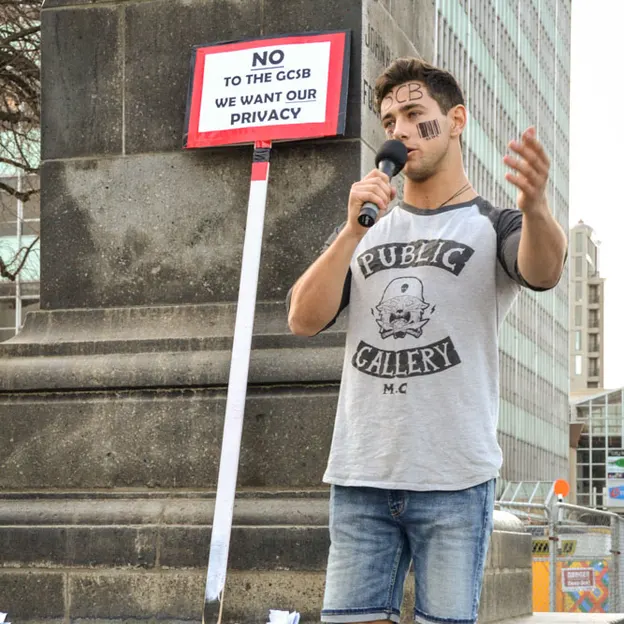 Stop The GCSB Bill Protest — photograph 45 of 48