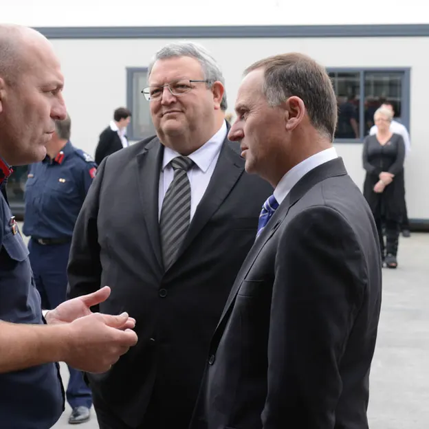 John Keys two visits to New Zealand Fire Service — photograph 15 of 87