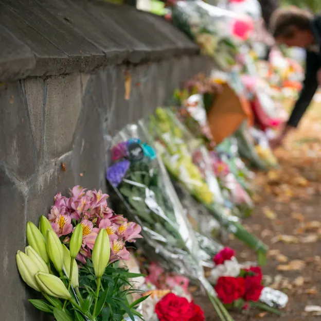 Day 3 - Memorial Flower Wall For The First Time — photograph 22 of 28