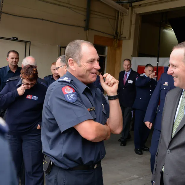 John Keys two visits to New Zealand Fire Service — photograph 84 of 87