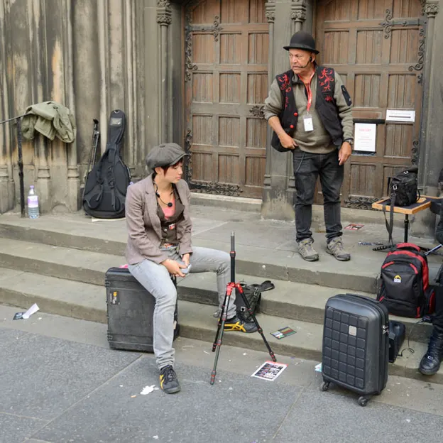 The Fringe Performers Hanging Out — photograph 11 of 11
