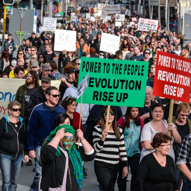 Stop The GCSB Bill Protest — photograph 9 of 48