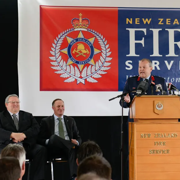 John Keys two visits to New Zealand Fire Service — photograph 70 of 87