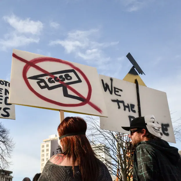 Stop The GCSB Bill Protest — photograph 25 of 48