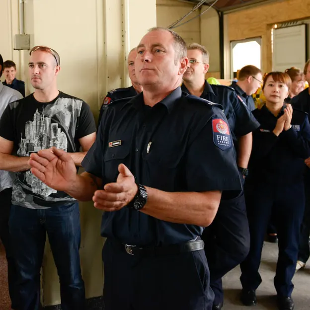 John Keys two visits to New Zealand Fire Service — photograph 62 of 87