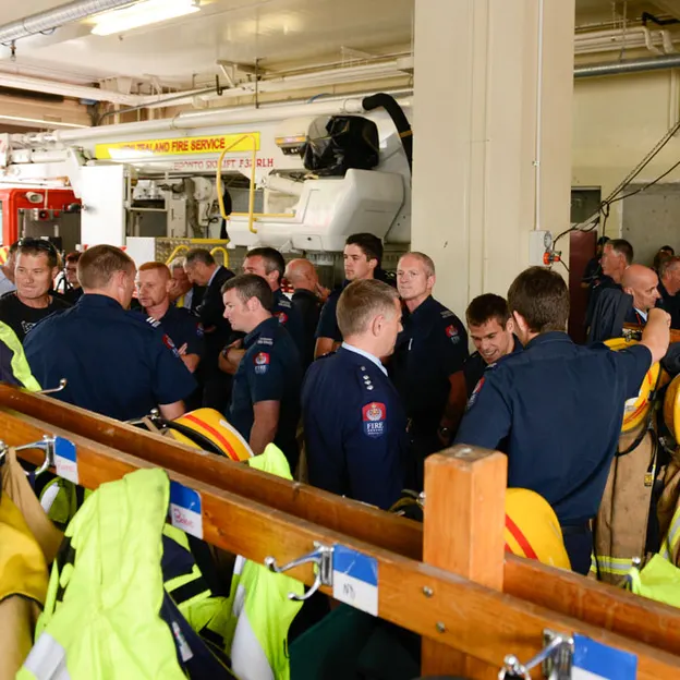 John Keys two visits to New Zealand Fire Service — photograph 58 of 87