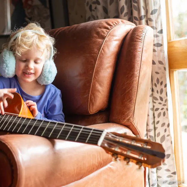 4.4.2020 Heidi playing Guitar — photograph 12 of 12