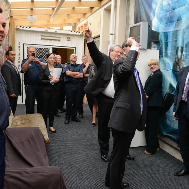 John Keys two visits to New Zealand Fire Service — photograph 21 of 87