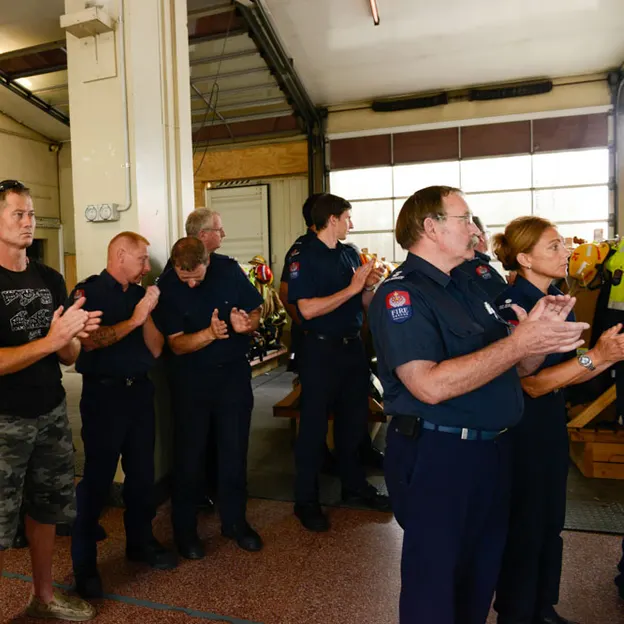 John Keys two visits to New Zealand Fire Service — photograph 71 of 87