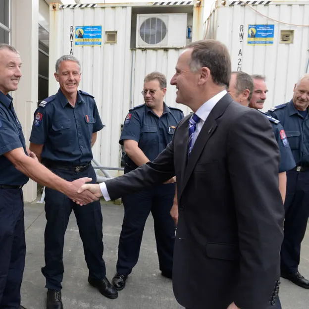 John Keys two visits to New Zealand Fire Service — photograph 10 of 87