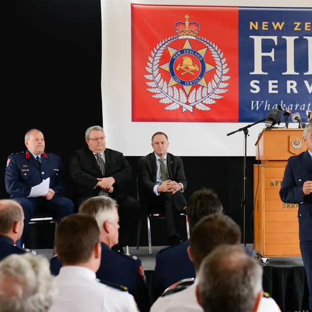 John Keys two visits to New Zealand Fire Service — photograph 61 of 87