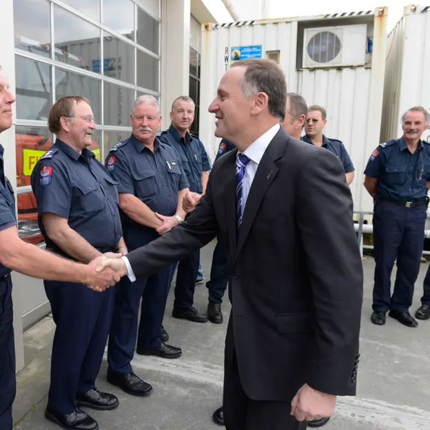 John Keys two visits to New Zealand Fire Service — photograph 13 of 87