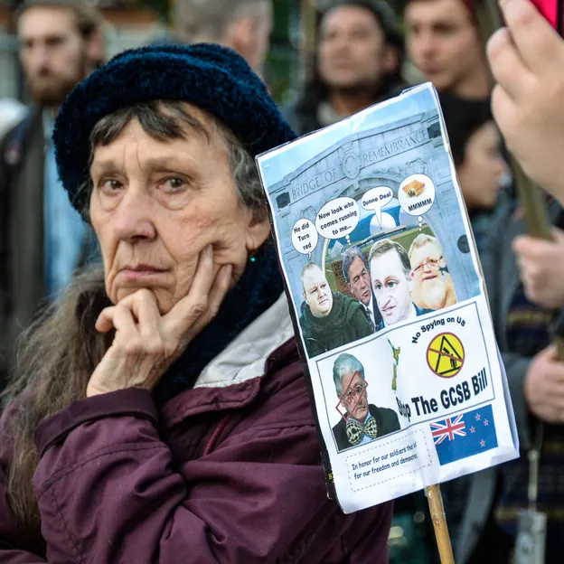 Stop The GCSB Bill Protest — photograph 39 of 48