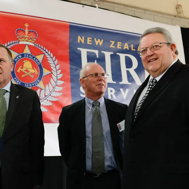 John Keys two visits to New Zealand Fire Service — photograph 75 of 87