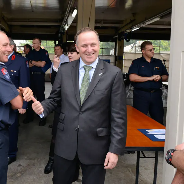 John Keys two visits to New Zealand Fire Service — photograph 85 of 87
