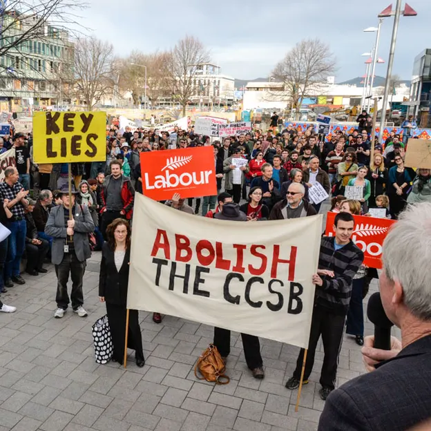 Stop The GCSB Bill Protest — photograph 15 of 48