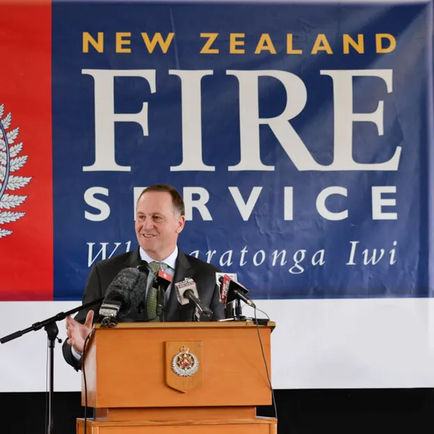 John Keys two visits to New Zealand Fire Service — photograph 65 of 87