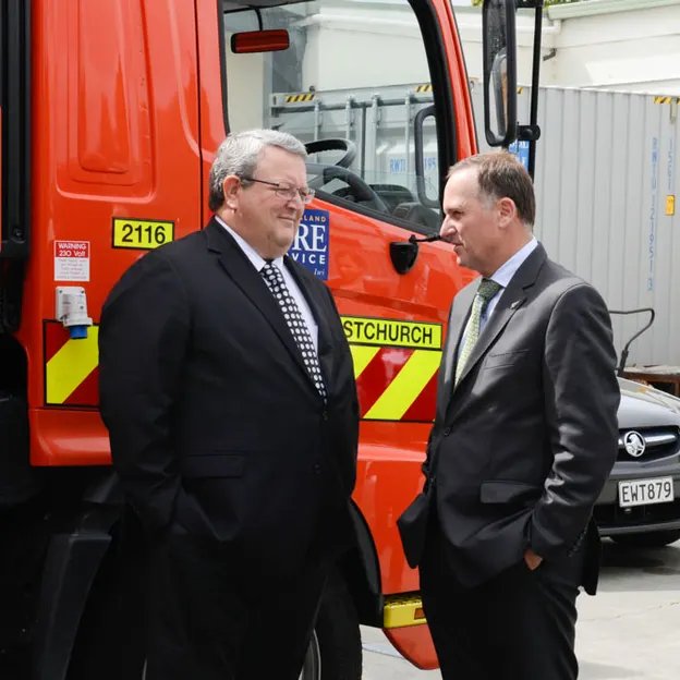 John Keys two visits to New Zealand Fire Service — photograph 81 of 87