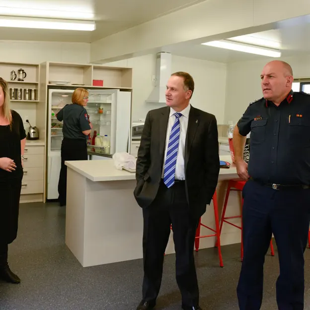 John Keys two visits to New Zealand Fire Service — photograph 36 of 87